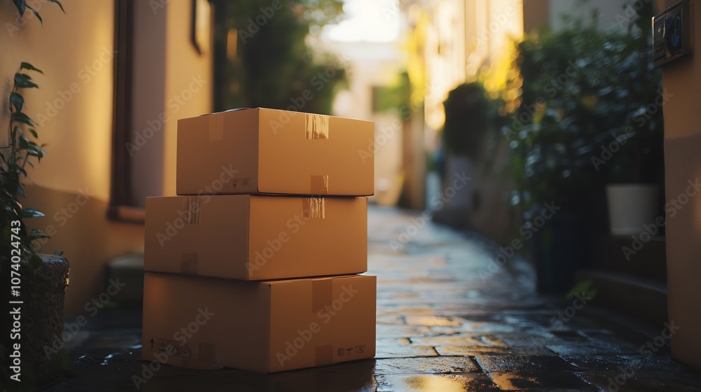 Poster Real-time delivery tracking for your shipment parcel location, Stay updated with accurate parcel tracking and ensure timely delivery of your packages
