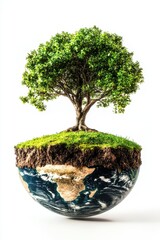 Tree on Floating Earth	