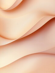 Peach abstract background flowing with smooth waves
