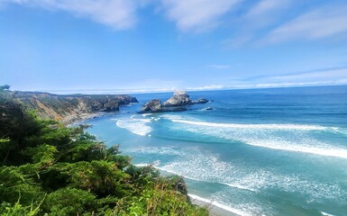 Cliffside ocean view