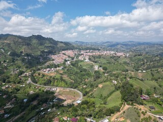 Fototapeta premium Panoramica EL Peñol Antioquia