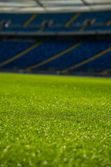 football pitch grass - care and watering - perfect green grass for footballers