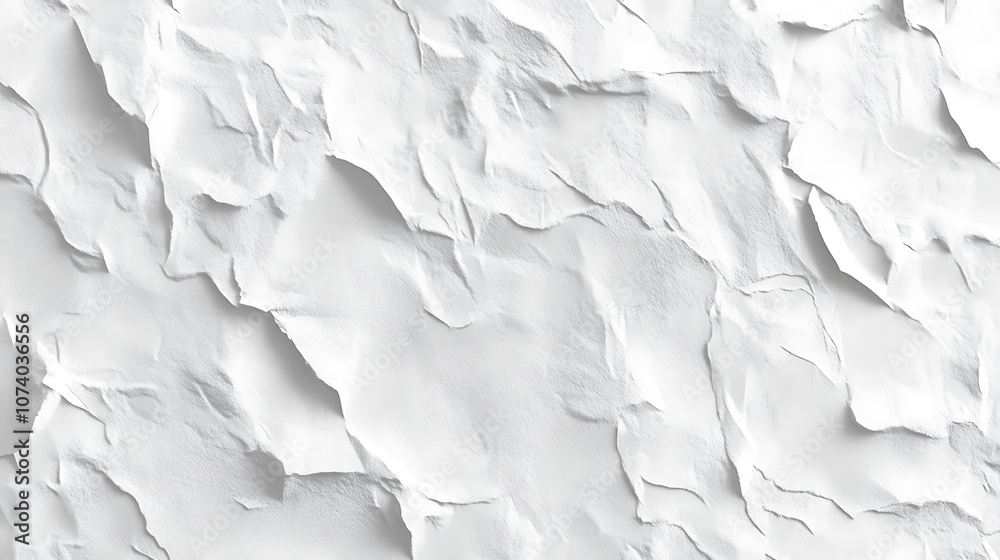 Poster seamless white watercolor paper texture tileable rough kraft card stock background 3d rendering