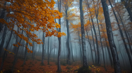 autumn in the forest