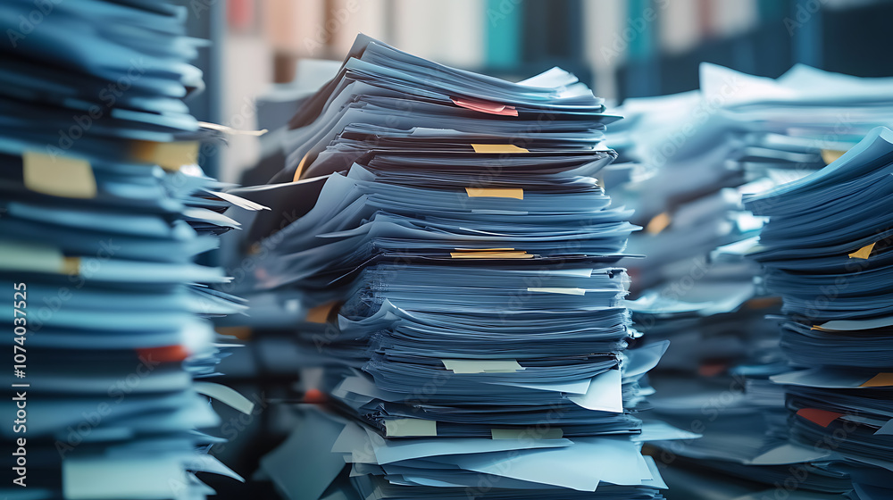 Poster Workflow automation in document management streamlining processes with ai technology