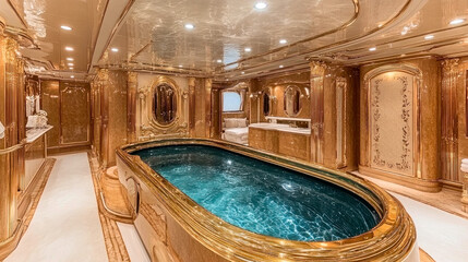 Swimming pool in luxury residence