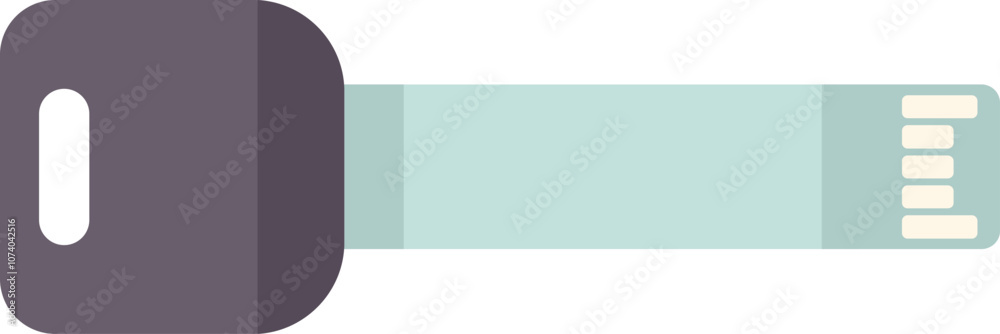Poster modern security key is providing enhanced digital security and protecting sensitive information with