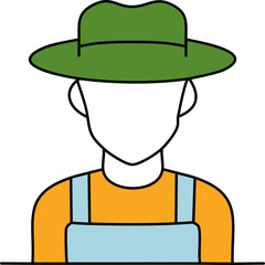 Illustration of a Farmer 