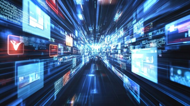 Digital safety concepts emphasizing cybersecurity, online protection, and privacy. This image highlights the importance of safeguarding personal data and maintaining secure online practices