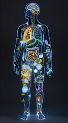 Comprehensive Visual Representation of The Effects of Melatonin on The Human Body and the Circadian Rhythm