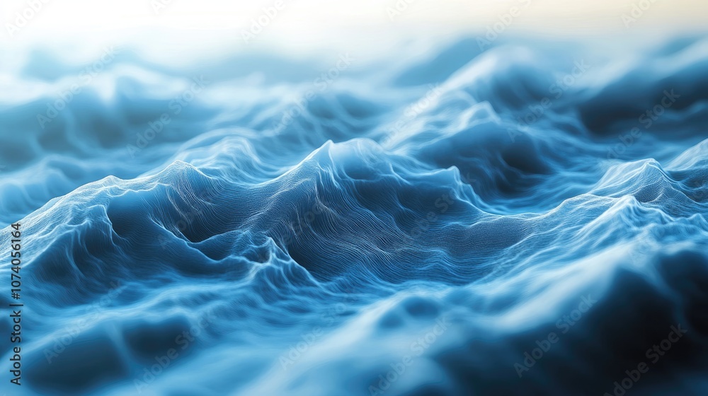 Fototapete Abstract 3D background featuring depth and realism ideal for product display 3D rendering