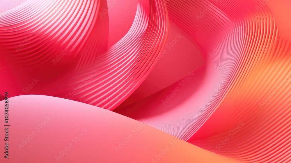 Leinwandbilder abstract 3d background with geometric shapes for contemporary decor created through rendering