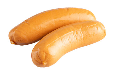 yellow sausage cut out isolated transparent background