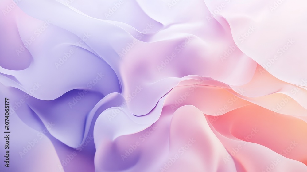 Poster Elegant minimalist abstract backdrop 3D illustration 3D rendering