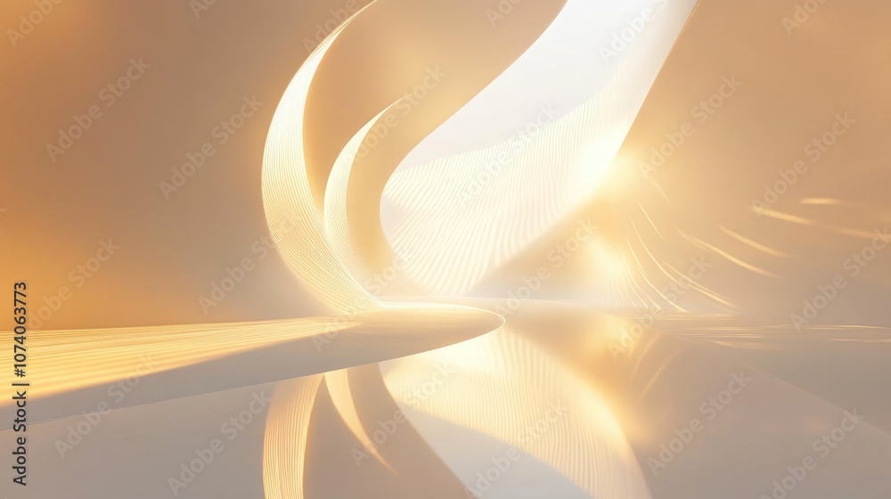 Poster elegant minimalist abstract backdrop 3d illustration 3d rendering