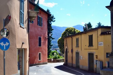 Picturesque Lakeside Houses in Lecco, Italy