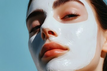 A skin care massage , Generative AI