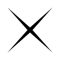 Black twinkle icon. Sparkle, starburst, bling or stardust sign. Flash, flare or glare, light or firework, explosion, radiance magic symbol. Trendy vintage y2k pictogram. Vector graphic illustration.