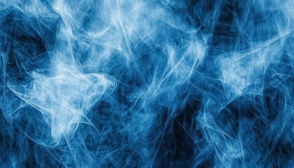 Obraz premium Abstract Blue and White Swirling Pattern