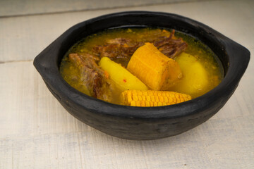 Traditional Colombian sancocho - Gastronomy of Colombia