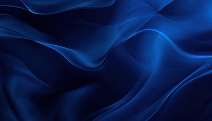 Abstract Blue and Black Swirling Waves