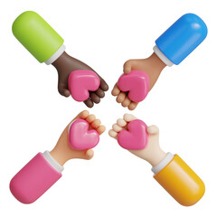 volunteer community illustration