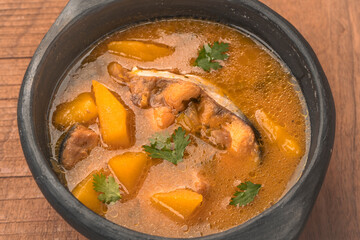 Sancocho soup typical Colombian food