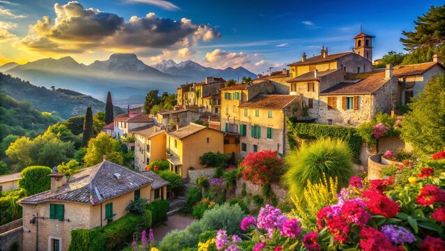 Discover the Charm of Biot Village in the French Alpes-Maritimes: A Picturesque Escape with Stunning Architecture and Lush Nature