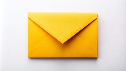 Elegant Envelope Line Design on a Crisp White Background for Contemporary Product Photography and Marketing Purposes, Showcasing Minimalist Aesthetic and Versatile Applications