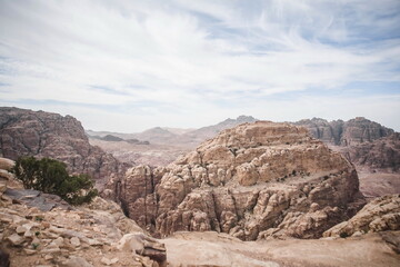 Fototapeta premium mountain landscape of Petra in the morning