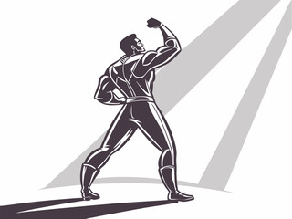 Obraz premium muscle man