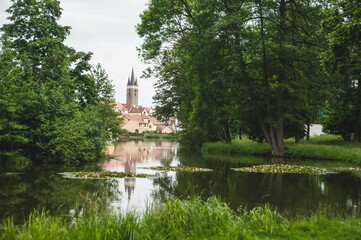 castle in the park