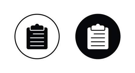 Clipboard and checklist icon vector	