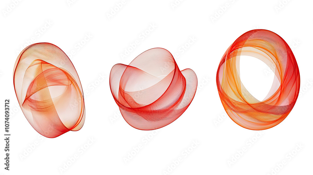 Poster Bright Speed in Abstract Shapes on Background Generative AI