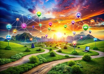 Engaging Online Marketing Strategies for Effective Social Networking and Content Creation in a Vibrant Digital Landscape