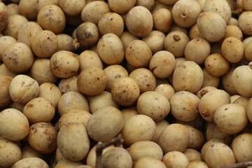 Langsat fruit or Lansium domesticum
