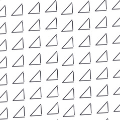 Adobe Illustrator Artwork with many simple triangles. 