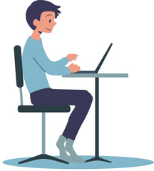 person working on laptop