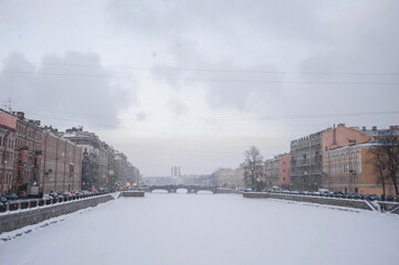 winter view of saint petersburg