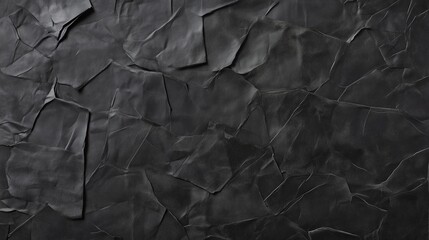 Black Wrinkled Fabric Texture