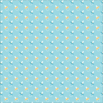 Print con dise&ntilde;o de chupete para decoraci&oacute;n