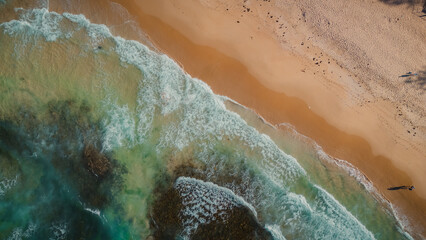 Scenic Drone Views of Collaroy, Northern Beaches, NSW, Australia.