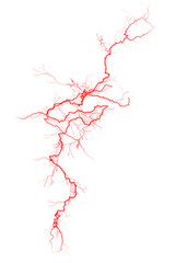 Fototapeta premium red electric current