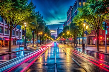 Long Exposure Photography Representing the Impact of Covid-19 on Urban Life with Empty Streets, Abandoned Places, and Striking Light Trails During the Pandemic Crisis