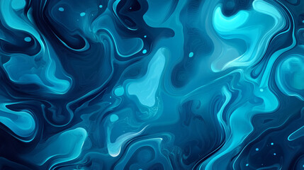 abstract blue background, Wallpaper Modern abstract background with blue waves creating a paper cut effect.