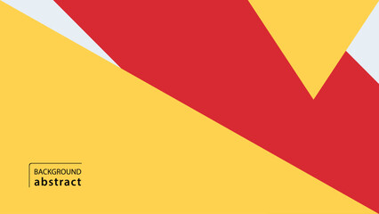 Obraz premium Abstract Geometric Rectangle Artwork. Retro colors yellow, pink, blue dark and white background.