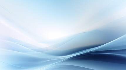 Fototapeta premium Abstract soft blue wave background. 3d blue background with blue lines curved wavy sparkle with copy space for text. Three-dimensional wave and blue background.