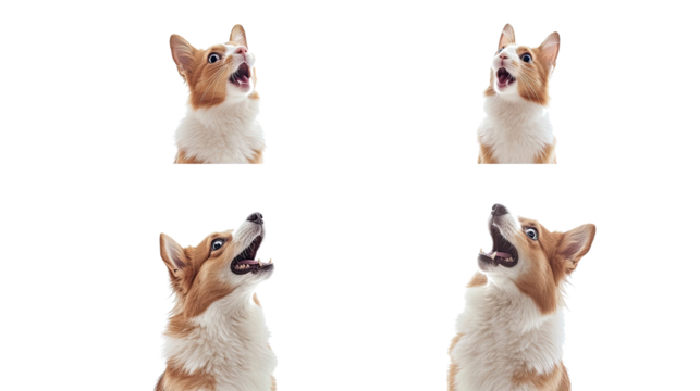 Surprised Cats and Dogs in Delightful Portraits Generative AI