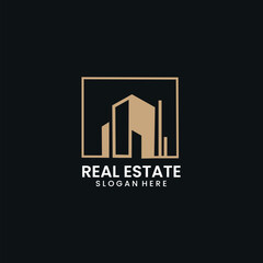 real estate logo design concept   