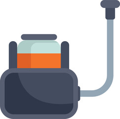 Beer dispenser pouring a glass of fresh beer from a keg using a modern pump system